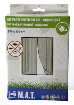 STREFA Okenska mreža proti žuželkam 150x130cm magnetna