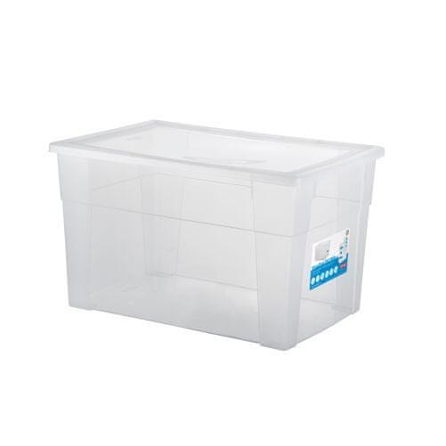 Stefanplast Škatla za shranjevanje SCATOLA 62l, 60x40x35cm s pokrovom PH TRA mix