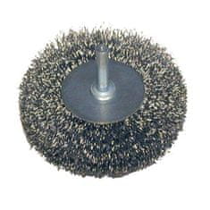 STREFA Krožna krtača s pecljem iz jeklene žice 1 vrsta 80/0,3