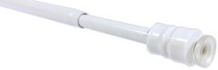 STREFA Vitražna palica FLEX 76-120cm kovinska BELA