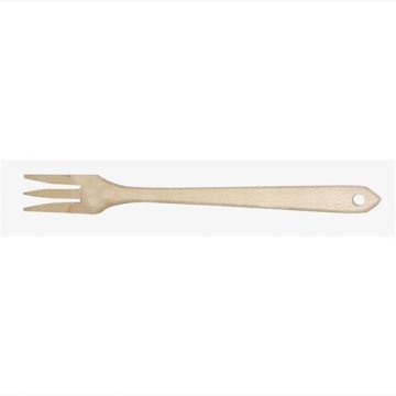 STREFA Upognjene lesene vilice 30 cm s 3 zobmi