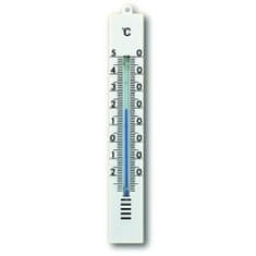 STREFA Zunanji termometer 18 cm, plastičen, bel