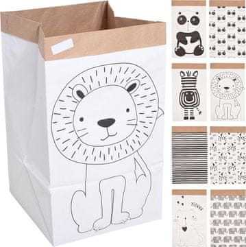 Otroška košara 2 kosa (v.45cm,v.50cm), papir