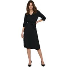 Ženska obleka JDYLION Regular Fit 15207813 Black (Velikost 36)