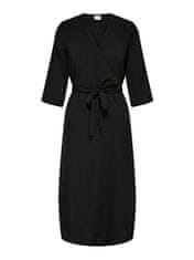 Jacqueline de Yong Ženska obleka JDYLION Regular Fit 15207813 Black (Velikost 34)