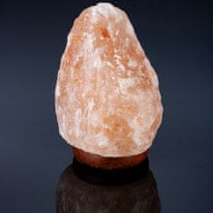 INNA Svetilka SOLNA na lesenem podstavku Himalajska sol 1,7 - 2,5 kg
