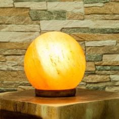 INNA Svetilka SOLNA na lesenem podstavku Himalajska sol 3 - 5 kg