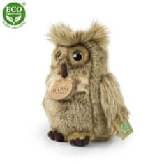 Rappa Plišast ptič sova / bik 17 cm EKOLOŠKO PRIJAZNO