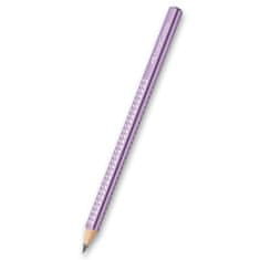 Faber-Castell Sparkle Jumbo grafitni svinčnik, biserni odtenki, vijolična