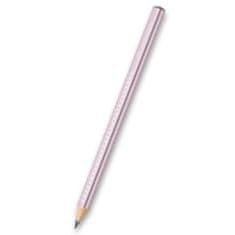 Faber-Castell Grafitni svinčnik Sparkle Jumbo biserni odtenki, roza