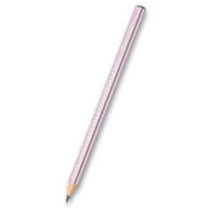 Faber-Castell Sparkle Jumbo grafitni svinčnik, biserni odtenki, vijolična