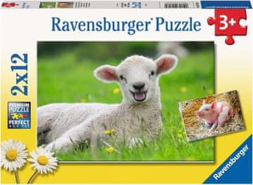 Ravensburger Živinorejska sestavljanka 2x12 kosov