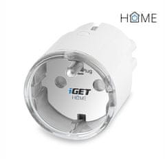 iGET HOME Power 1 - WiFi pametna vtičnica 230V, samostojna, merjenje porabe, 3680W, 16 A