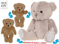 Medvedek Take Me Home 20 cm plišast, gibljive roke in noge - mešanica barv (rjava, bež)