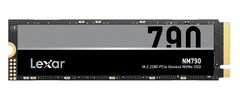 Lexar Lexarjev SSD NM790 PCle Gen4 M.2 NVMe - 2 TB (branje/pisanje: 7400/6500 MB/s)