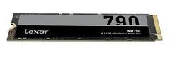 Lexar Lexarjev SSD NM790 PCle Gen4 M.2 NVMe - 2 TB (branje/pisanje: 7400/6500 MB/s)