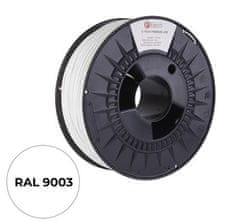C-Tech PREMIUM LINE Tiskalna vrvica ( filament ), ABS, transportna bela, 1,75 mm, 1 kg