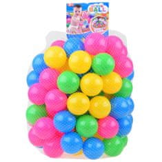 JOKOMISIADA Pisane žoge Pool Balls 6,5 cm 100 kosov Za4428