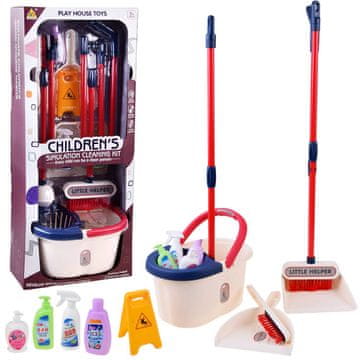 JOKOMISIADA Čistilni komplet Mop Vedro Metla Za4296