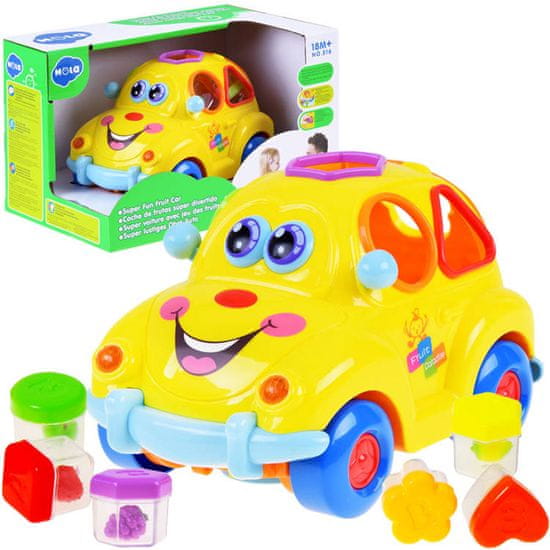 JOKOMISIADA Interaktivni avto Beetle Sorter+Blocks Za0607