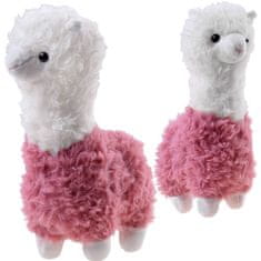 JOKOMISIADA Mehka igrača Fluffy Alpaca Mascot Llama 28 cm Za4402