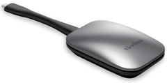 Viewsonic adapter za deljenje zaslona, USB,-C, brezžični, srebrn/črn (VB-WPS-001)