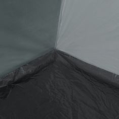 tectake Tunelski šotor Roskilde za 6 oseb, svetlo siv/temno siv