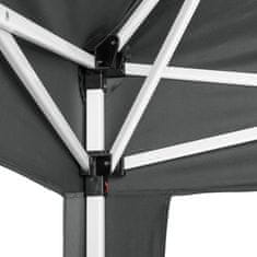 tectake Zložljivi paviljon Linosa 3 x 3 m, siv