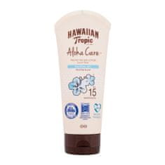 Hawaiian Tropic Aloha Care Protective Sun Lotion SPF15 vodoodporen losjon za zaščito pred soncem s tropskim vonjem 180 ml