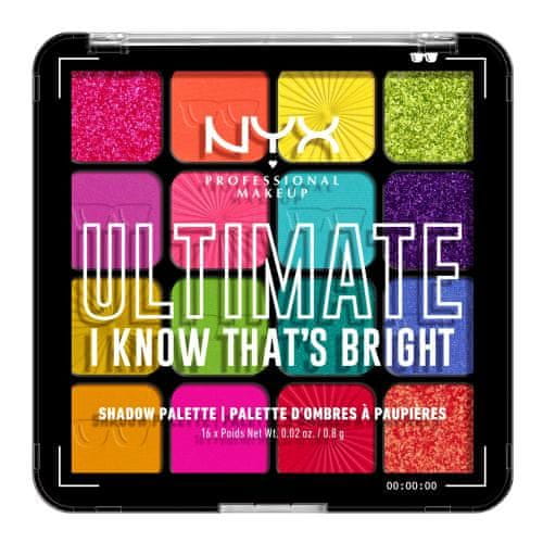 NYX Ultimate I Know That´s Bright senčilo za oči 12.8 g