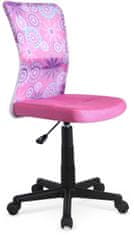 Halmar Pisarniški stol Dingo, roza