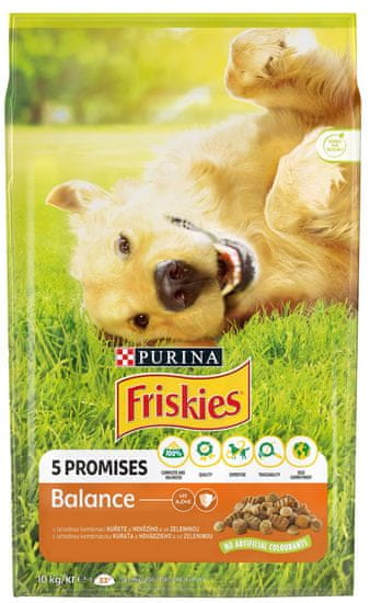 Friskies BALANCE pes odrasli piščanec, 10 kg