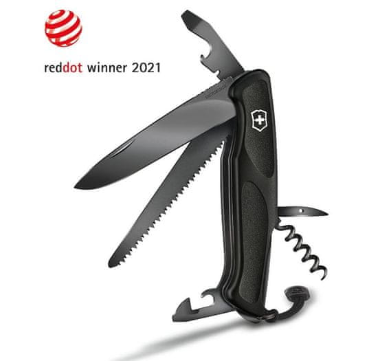 Victorinox Ranger 55 Grip nož, črn (0.9563.C31P)