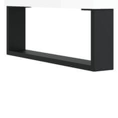 Vidaxl Omarica za čevlje visok sijaj bela 60x35x105 cm inženirski les