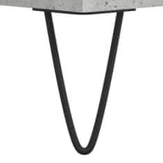Vidaxl Komoda betonsko siva 60x35x70 cm inženirski les