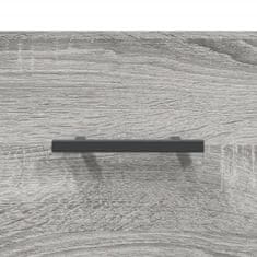 Vidaxl Stenska omarica siva sonoma 80x36,5x35 cm inženirski les