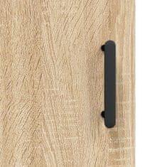 Vidaxl Stenska omarica sonoma hrast 60x31x70 cm inženirski les