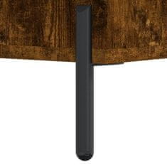 Vidaxl Klop za čevlje dimljen hrast 102x35x55 cm inženirski les