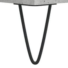 Vidaxl Klubske mizice 2 kosa betonsko sive 50x50x40 cm konstruiran les
