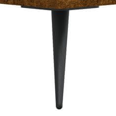 Vidaxl Komoda dimljeni hrast 100x36x60 cm inženirski les