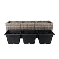 Aga Ratanov lonec za rože 81x27x27 cm