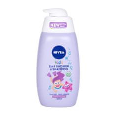 Nivea Kids 2in1 Shower & Shampoo nežen gel za prhanje in šampon 2v1 500 ml za otroke