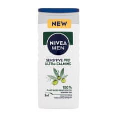 Nivea Men Sensitive Pro Ultra-Calming Shower Gel gel za prhanje za telo, obraz in lase 250 ml za moške