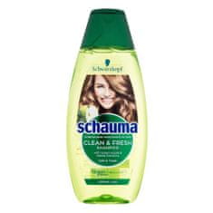 Schwarzkopf Schauma Clean & Fresh Shampoo 400 ml šampon z izvlečkom jabolka in koprive za normalne lase za ženske