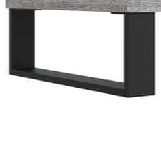Vidaxl Omarica za gramofonske plošče siva sonoma 100x38x48 cm inž. les