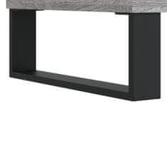 Vidaxl Pisalna miza siva sonoma 140x50x75 cm inženirski les