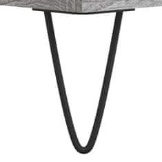 Vidaxl Visoka omara siva sonoma 60x36x110 cminženirski les