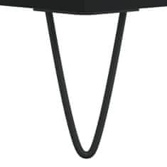 Vidaxl Klop za čevlje črna 102x35x55 cm inženirski les