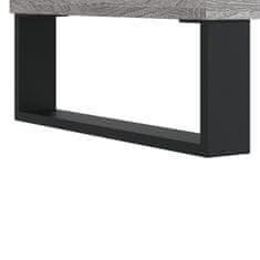 Vidaxl Visoka omara Siva sonoma 40x36x110 cm inženirski les