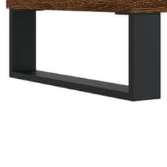 Vidaxl TV omarica rjav hrast 160x35x55 cm inženirski les